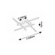 Rabalux Plafonjera Demir LED 24W crno zlato (71398) - RAS003167A00000