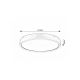 Rabalux Plafonjera Dewson LED 37W brušeni aluminijum (71289) - RAS002916A00000