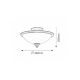 Rabalux Plafonjera Elisett E14 2x MAX 40W bronzana (2759) - 2759