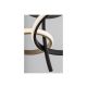 Rabalux Plafonjera Emilion LED 24W crno zlato (71296) - RAS002922A00000