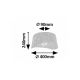 Rabalux Plafonjera Farelia E27 1x MAX 10W crna (71189) - RAS003104A00000