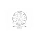 Rabalux Plafonjera Harmony Lux E27 1x MAX 60W ovas hrom (3852) - 3852