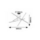 Rabalux Plafonjera Henli2 LED 40W crna (71338) - RAS003128A00000