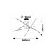 Rabalux Plafonjera Henli2 LED 40W zlatna (71339) - RAS003129A00000