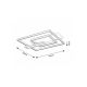 Rabalux Plafonjera Herkules LED 50W crna (2932) - RAS000090A00000