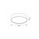 Rabalux Plafonjera Larcia LED 19W crna (75011) - 75011-1