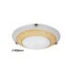 Rabalux Plafonjera Laretta E27 2x MAX 60W belo staklo - alabaster (3714) - 3714