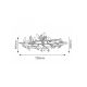 Rabalux Plafonjera Lilian E14 4x MAX 40W hrom (2839) - 2839