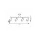 Rabalux Plafonjera Lilou GU10 4x MAX 25W zlatna (73050) - RAS002729A00000