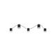 Rabalux Plafonjera Looplab G9 5x MAX 28W crna (71295) - RAS002921A00000