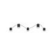 Rabalux Plafonjera Looplab G9 5x MAX 28W crna (71295) - RAS002921A00000