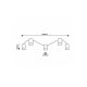 Rabalux Plafonjera Looplab G9 5x MAX 28W crna (71295) - RAS002921A00000