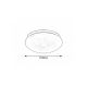 Rabalux Plafonjera Lucas LED 24W bela (3938) - 3938