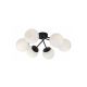 Rabalux Plafonjera Meduza E14 6x MAX 20W mat crno (71294) - RAS002920A00000