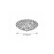 Rabalux Plafonjera Mirella E27 2x MAX 60W bronzana (8087) - 8087