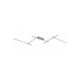 Rabalux Plafonjera Negan LED 40W srebrna (71020) - 71020