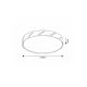 Rabalux Plafonjera Nessira LED 25W mat crno (71120) - 71120-1