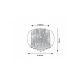 Rabalux Plafonjera Ninelle G9 6x MAX 40W hrom (3598) - 3598