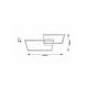 Rabalux Plafonjera Ocean LED 26W mat crno (5256) - 5256-1