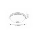 Rabalux Plafonjera Orchidea E27 2x MAX 60W bronzana (8558) - 8558