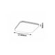 Rabalux Plafonjera Oscar LED 36W bela (3409) - 3409