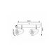 Rabalux Plafonjera Perico GU10 2X MAX 5W bela (73018) - RAS002538A00000