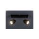 Rabalux Plafonjera Perico GU10 2X MAX 5W crna (73017) - RAS002527A00000