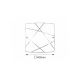 Rabalux Plafonjera Phaedra E27 2x MAX 60W bela (3699) - 3699