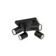 Rabalux Plafonjera Rogelio GU10 4X MAX 5W mat crno (73026) - RAS002569A00000