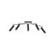 Rabalux Plafonjera Senobia GU10 5x MAX 35W crna (73040) - RAS002543A00000
