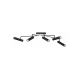 Rabalux Plafonjera Senobia GU10 5x MAX 35W crna (73040) - RAS002543A00000