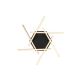 Rabalux Plafonjera Severine LED 40W crno zlato (71365) - RAS003134A00000