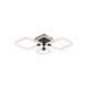 Rabalux Plafonjera Sotiris LED 47W mat crno (71006) - 71006-1
