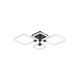 Rabalux Plafonjera Sotiris LED 47W mat crno (71006) - 71006-1