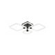 Rabalux Plafonjera Sotiris LED 47W mat crno (71006) - 71006-1