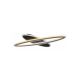 Rabalux Plafonjera Taneli2 LED 70W crno zlato (71313) - RAS003329A00000