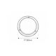 Rabalux Plafonjera Ufo E27 2x MAX 60W hrom (5143) - 5143