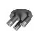 Rabalux Plafonjera Zircon GU10 3X MAX 5W mat crno (5071) - 5071