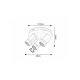 Rabalux Plafonjera Zircon GU10 3X MAX 5W mat crno (5071) - 5071
