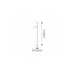 Rabalux Podne lampe Action E27 1x MAX 100 + E14 1x MAX 25W braon (4188) - 4188-1