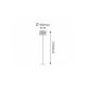 Rabalux Podne lampe Anastasia E27 1x MAX 60W hrom (2633) - 2633