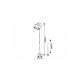 Rabalux Podne lampe Dragan E27 1x MAX 60W mat crno (5310) - 5310