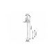 Rabalux Podne lampe Fabian E27 2x MAX 40W mat crno (5246) - 5246