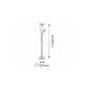 Rabalux Podne lampe Gamma R7S 1x MAX 230 + G9 1x MAX 40W bronzana (4078) - 4078