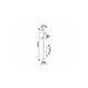 Rabalux Podne lampe Hatice E14 3x MAX 15W crna (74279) - RAS003280A00000