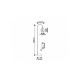 Rabalux Podne lampe Ricardo E27 1x MAX 40W crna (74025) - RAS002880A00000