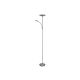 Rabalux Podne lampe Vlasta LED 18 LED 5W brušeni hrom (7006) - 7006