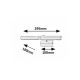 Rabalux Rasveta za slike Picture light G9 2x MAX 15W bronzana (3644) - 3644-1-1
