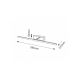 Rabalux Rasveta za slike Picture slim LED 12W hrom (3910) - 3910-1