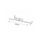 Rabalux Rasveta za slike Picture slim LED 8W hrom (3909) - 3909
